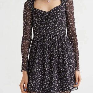 Adorable little floral mesh dress, XS